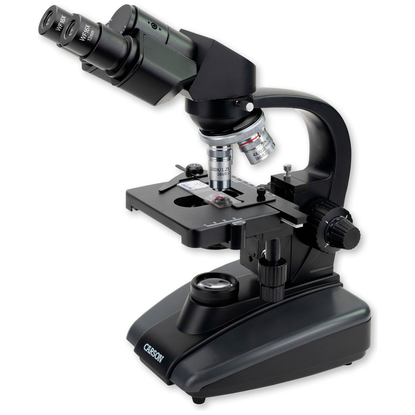 Microscopio Biológico Binocular 40-1600x