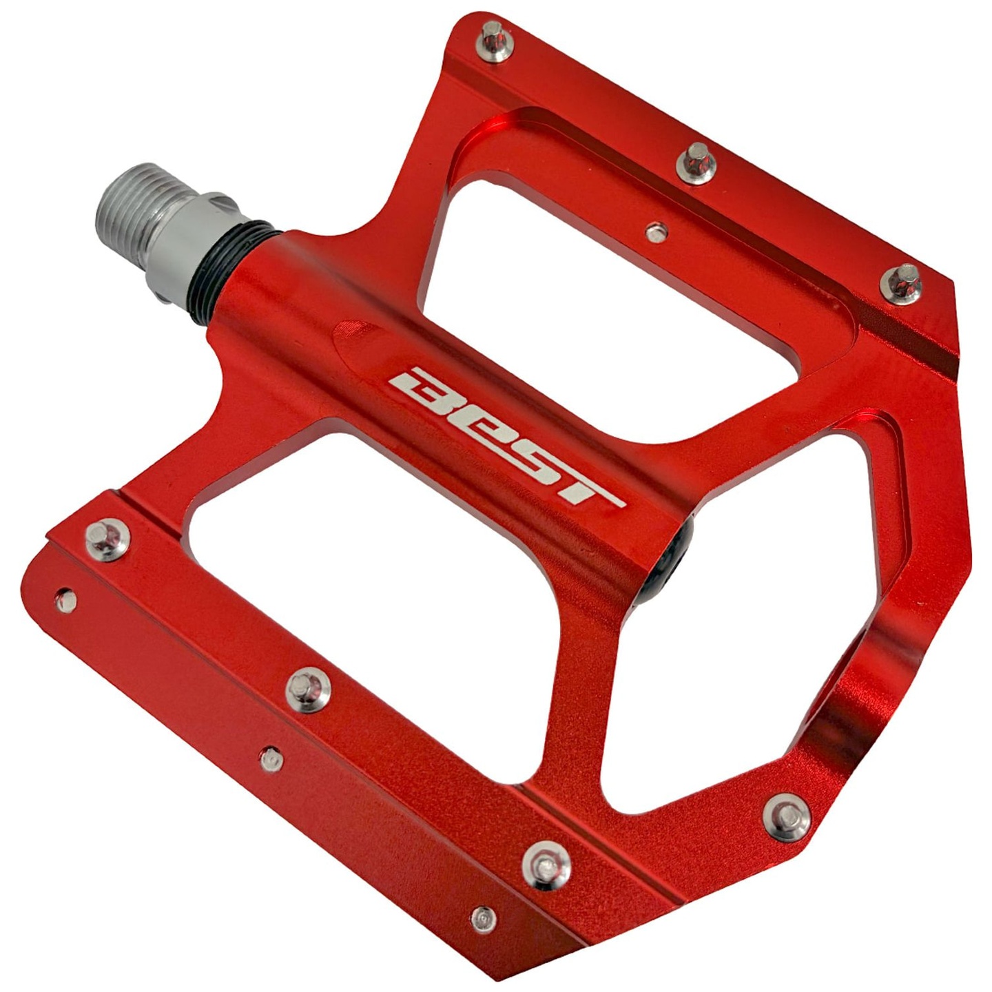 Pedales Plataforma Best KP-X20 Aluminio 9/16" con Pines