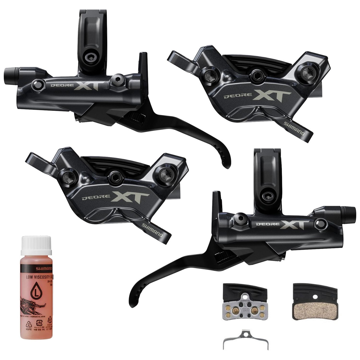 Kit de Frenos Hidráulicos Shimano Deore XT BL-M8200 / BR-M8220 Delantero y Trasero