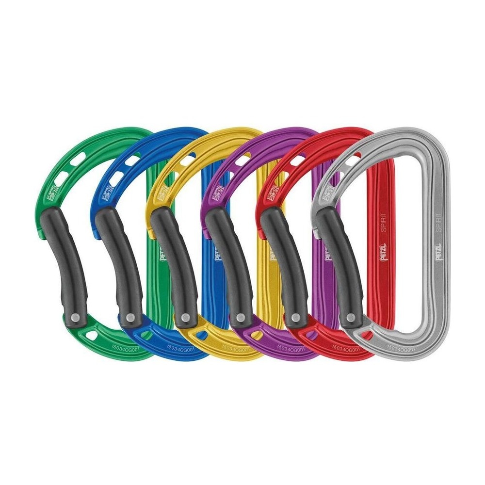 Pack de 6 mosquetones Spirit Bent