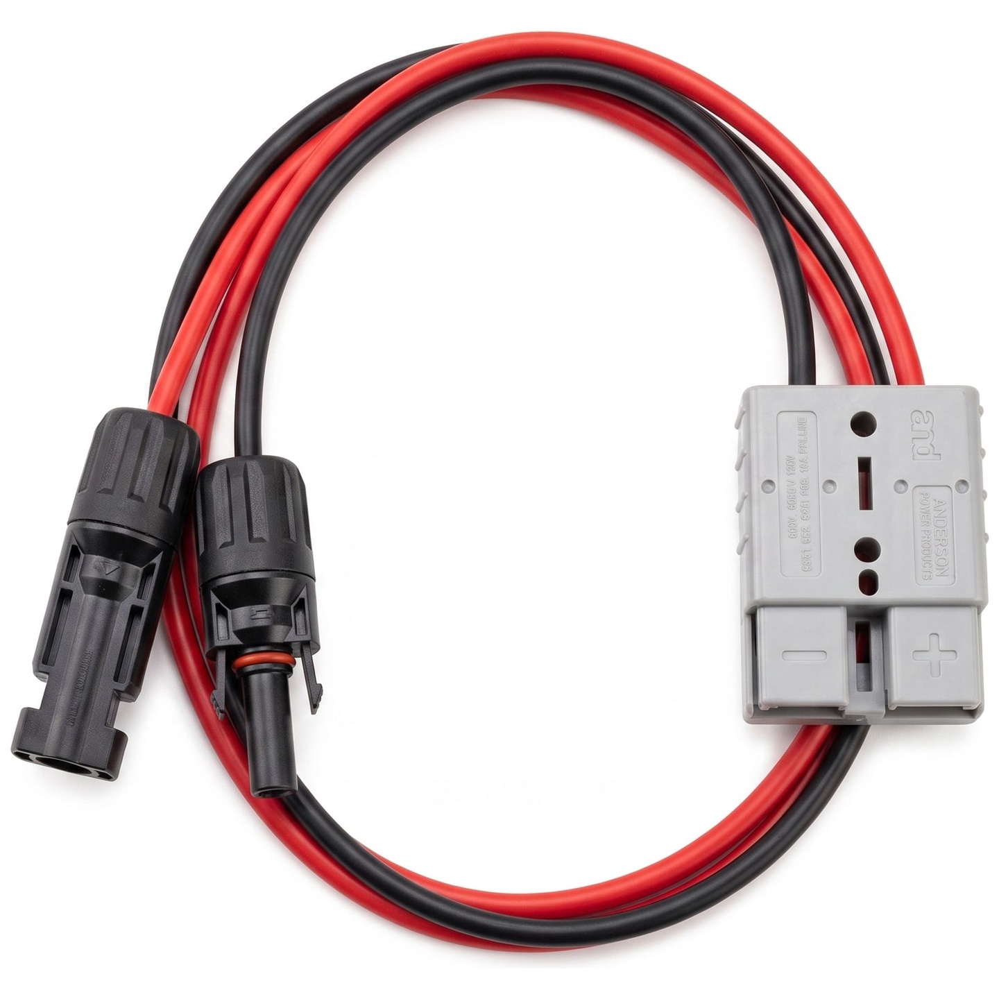 Cable Adaptador Anderson 50A a MC4 60 CM