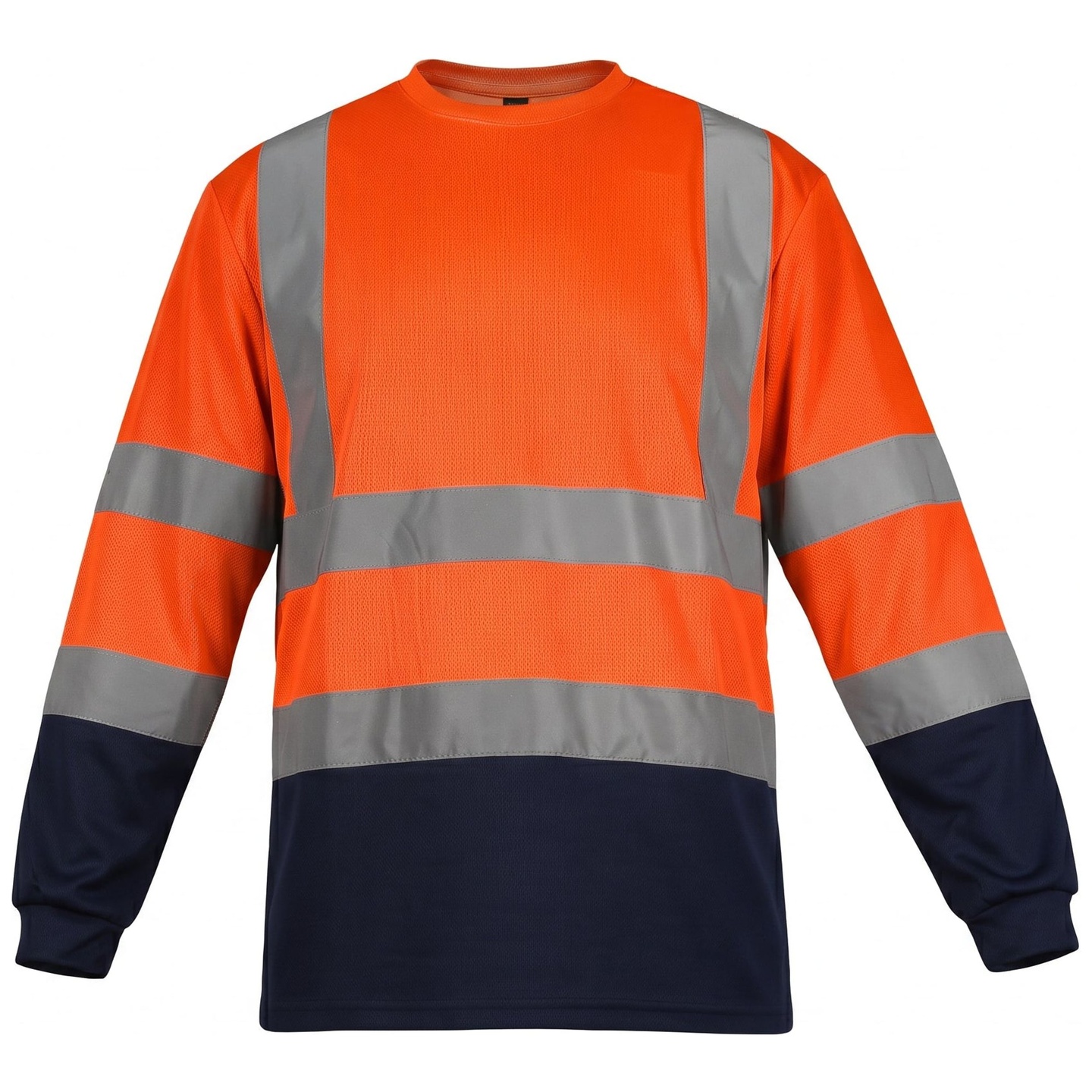 Polera Bicolor Logistic Cuello Redondo