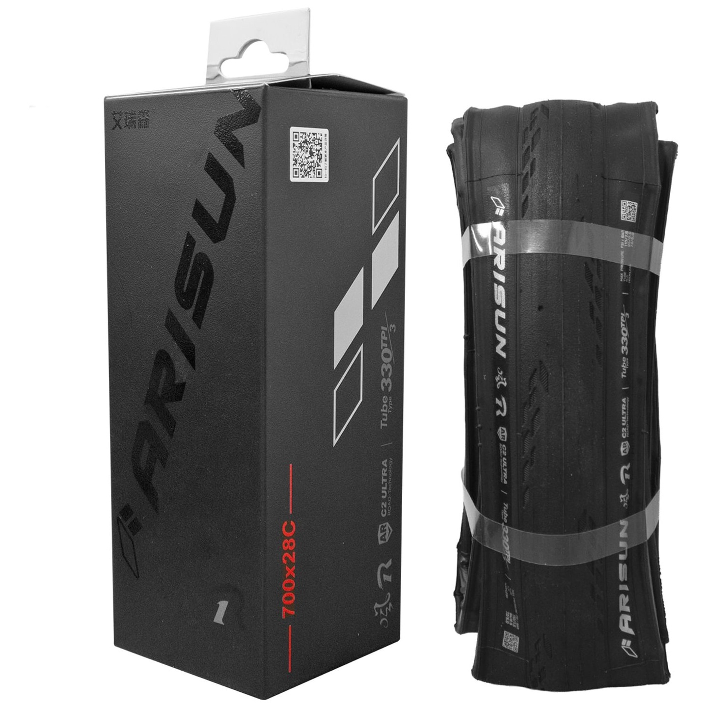Neumático Arisun Storm R1 700 x 28C 330 TPI Plegable