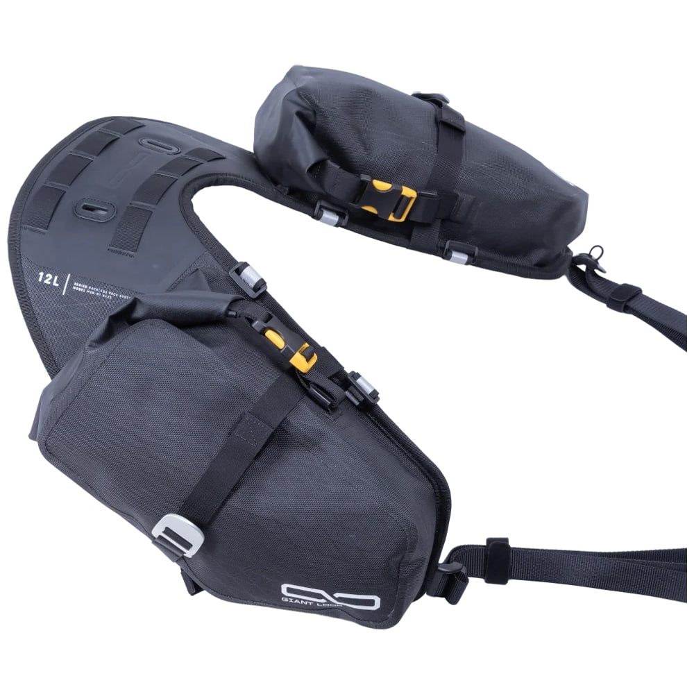 Alforja Trasera para Moto Mojavi Saddlebag Roll Top 12L