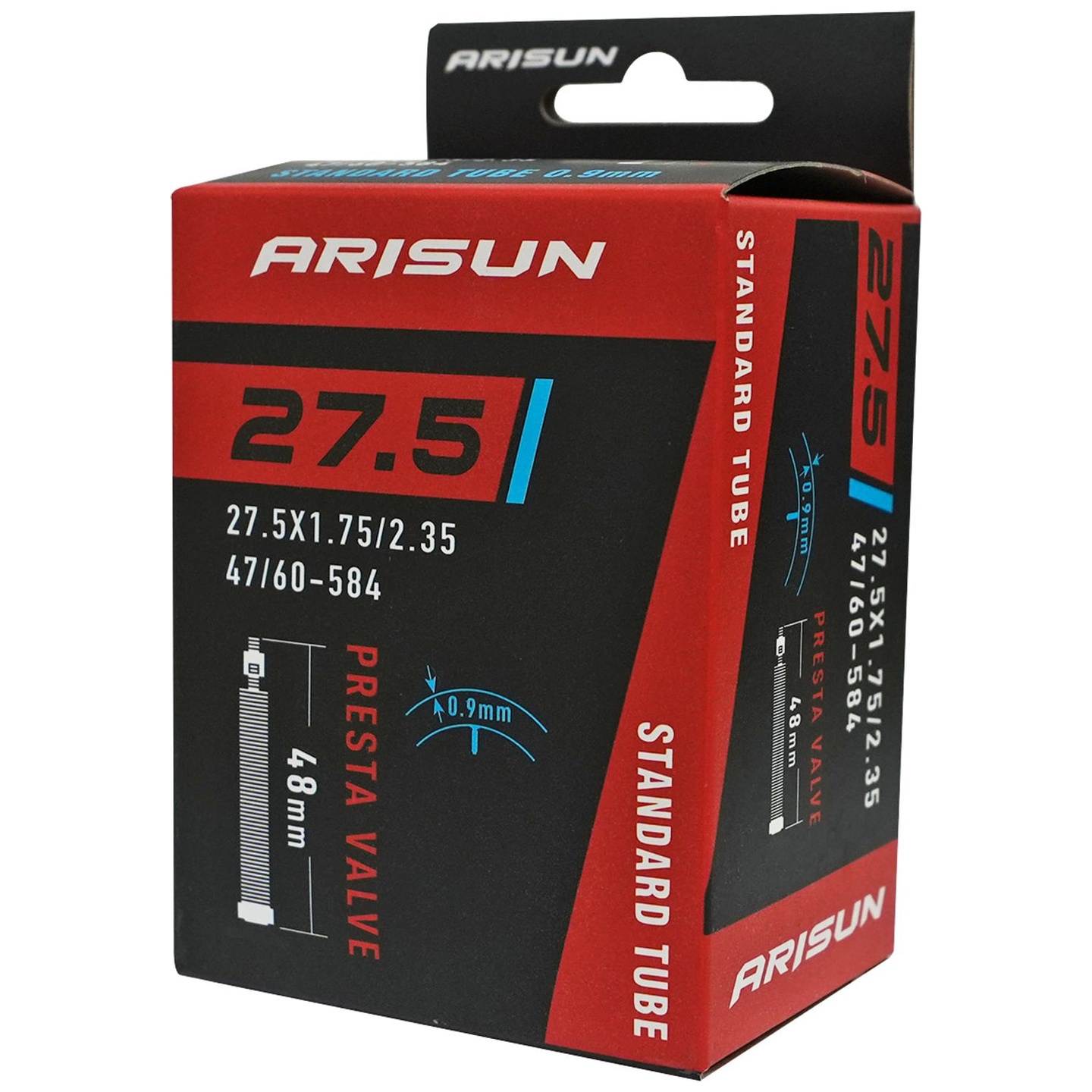 Cámara Arisun 27.5 x 1.75/2.35 Válvula Presta 48 mm