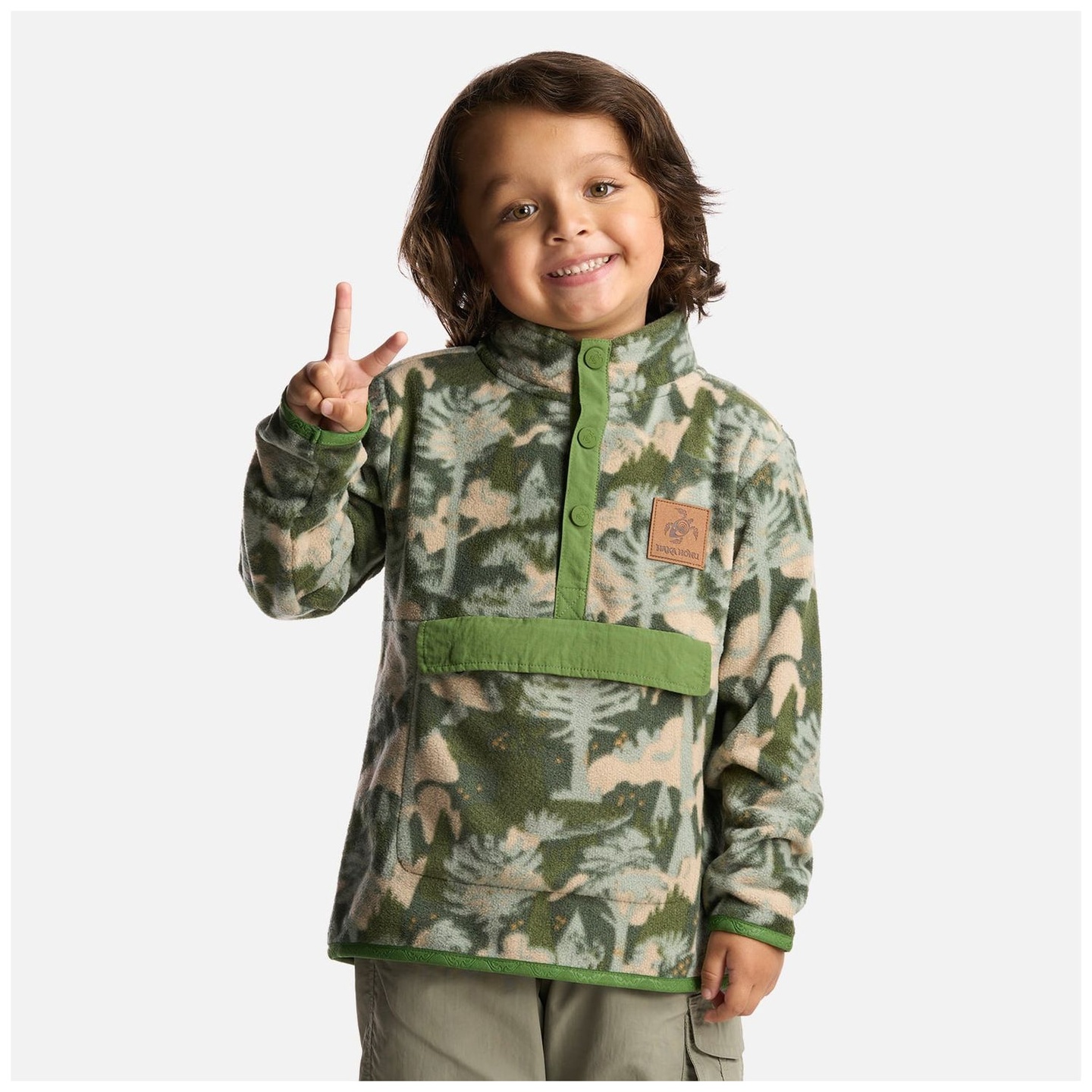 Polerón Niño Tokerau Poki Print V26