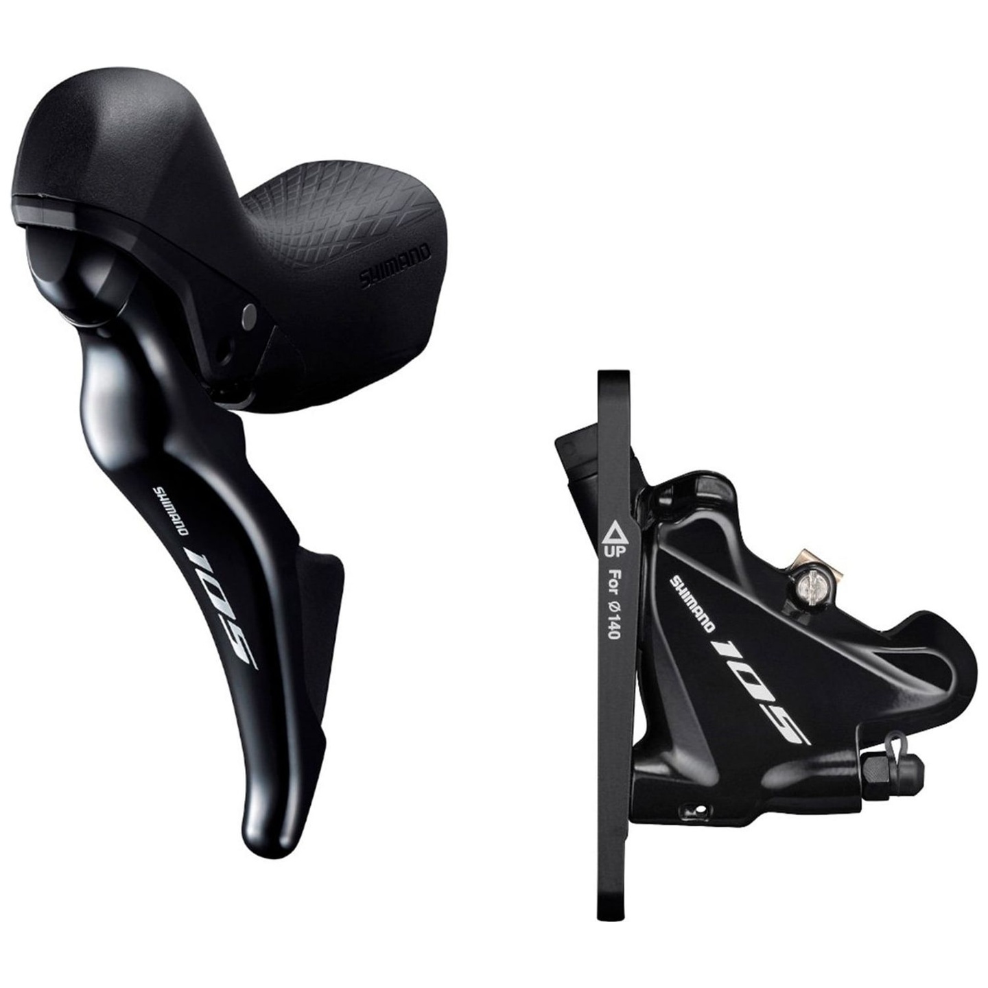 Freno Hidráulico Delantero Shimano 105 ST-R7025 / BR-R7070 con Manilla de Cambio Izquierda