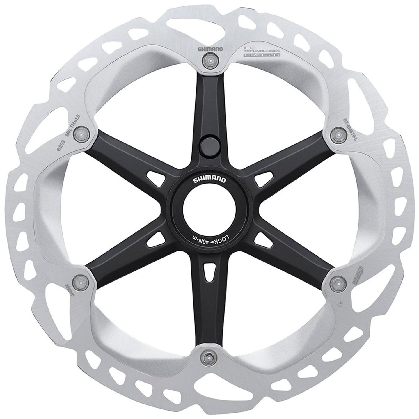 Disco de Freno Shimano RT-EM810 Center Lock 203 mm