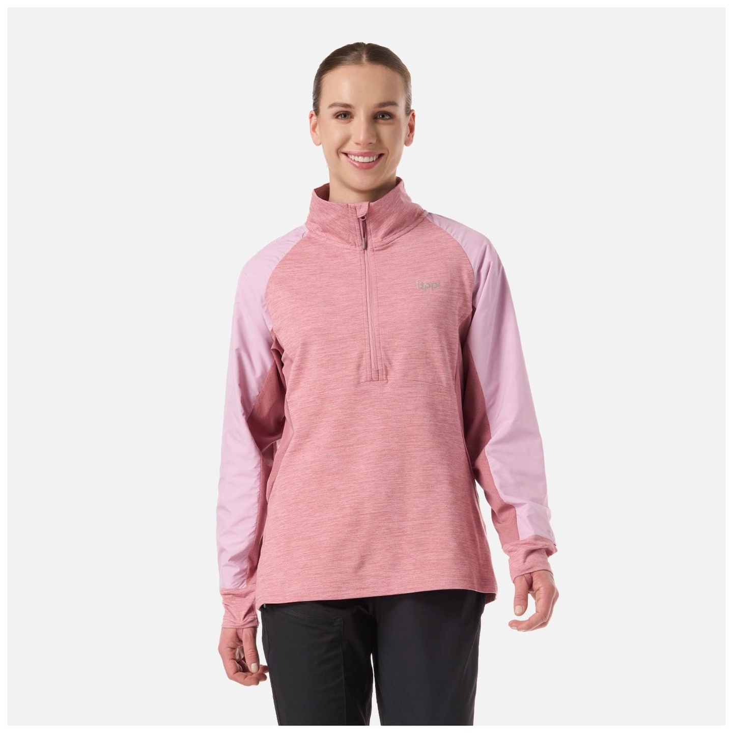 Polerón Mujer Egger 1/4 Zip Melange
