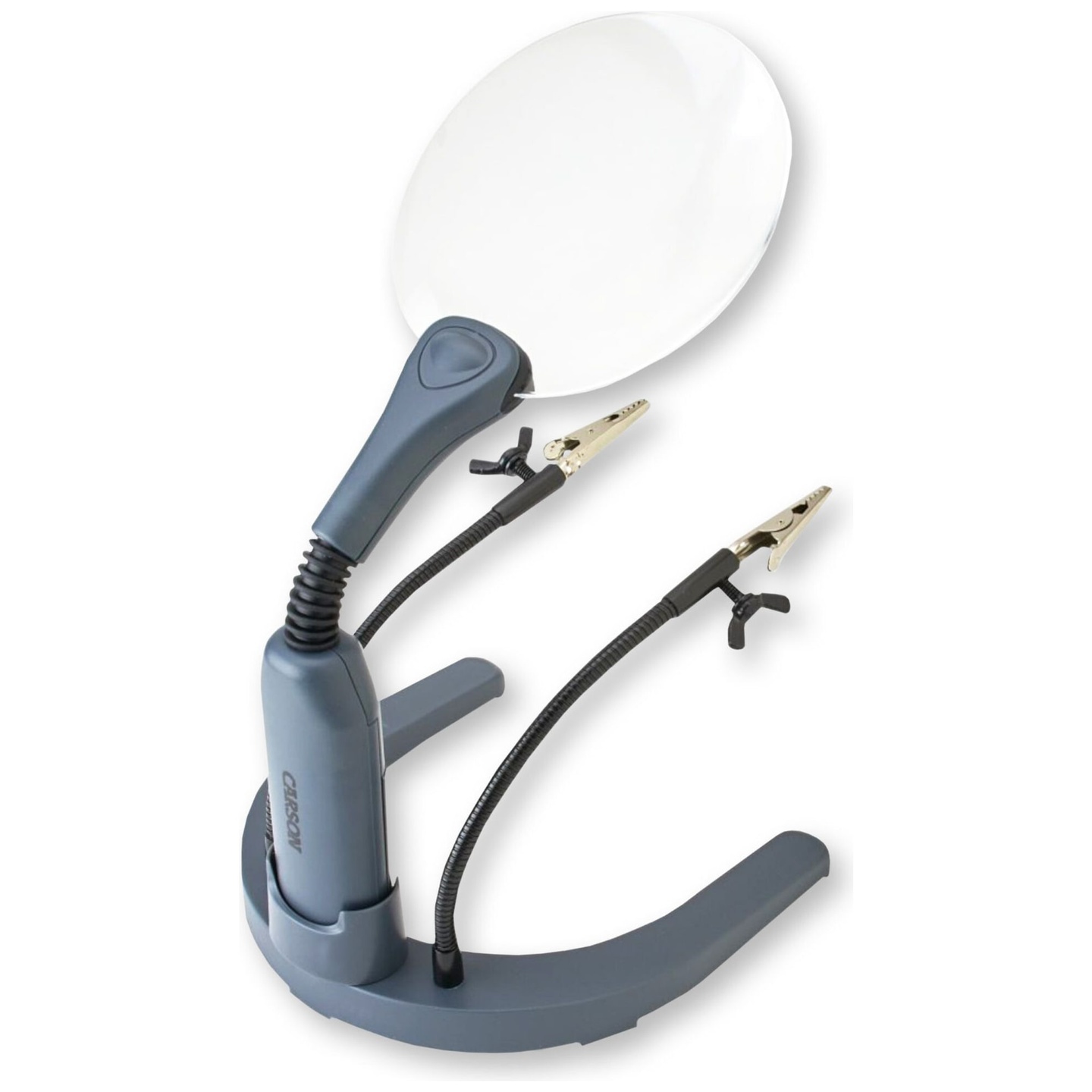 Lupa LED con Pinzas para Soldar HelpingHands 2x