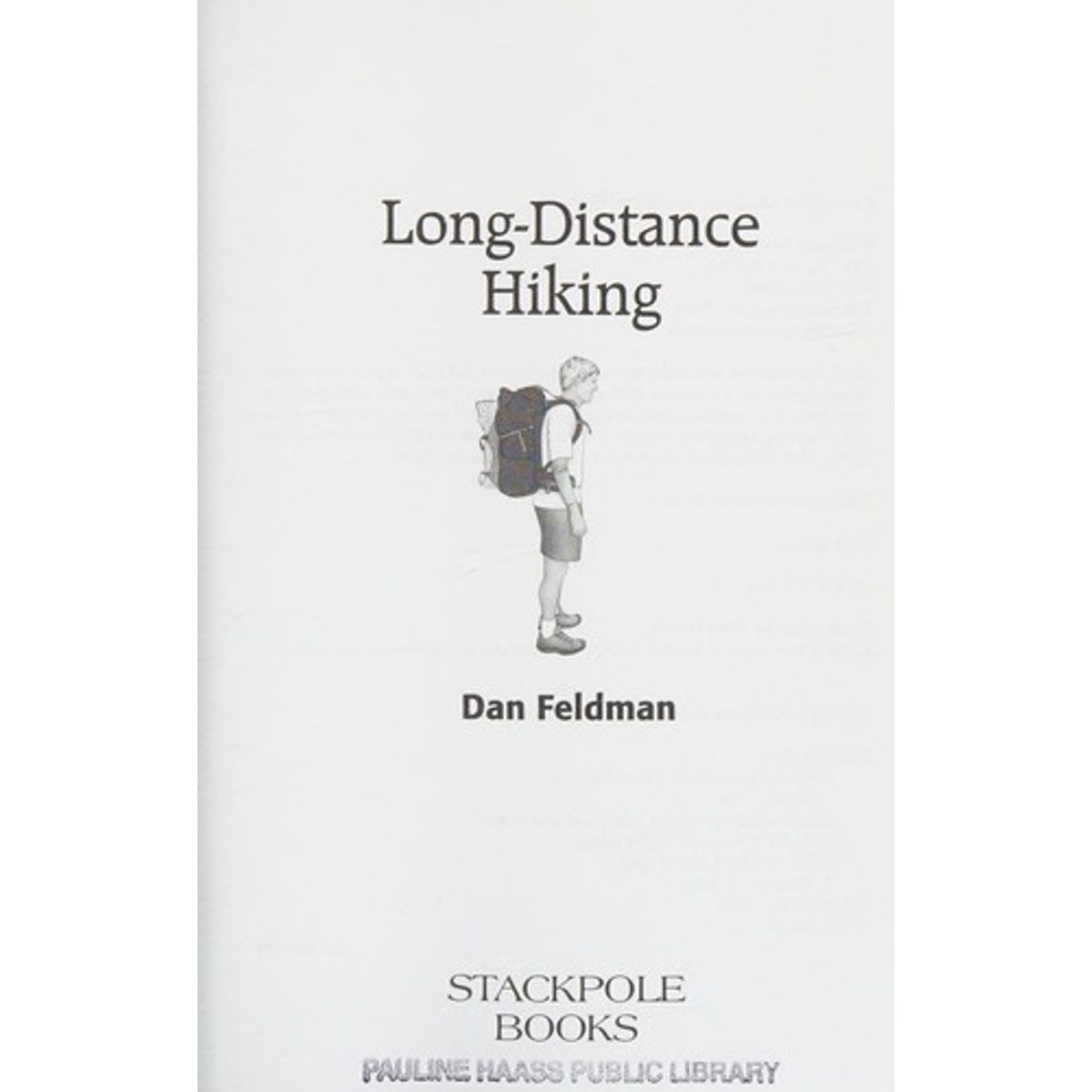 Libro Long-distance Hiking