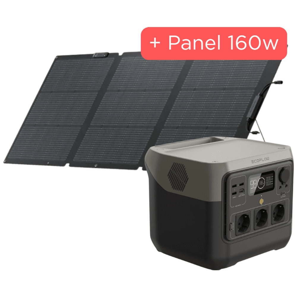 Pack River 2 Pro + Panel Solar 160W