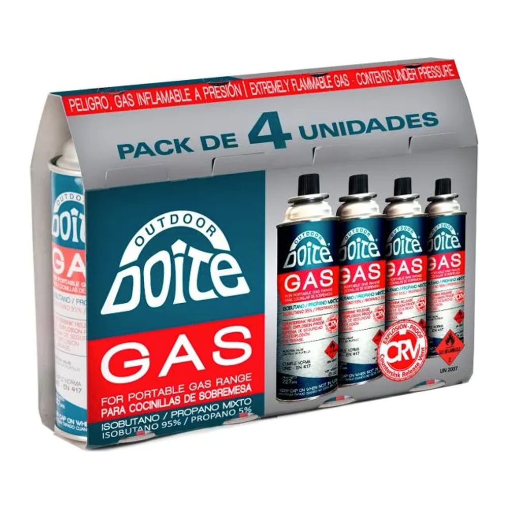 Pack 4 Unidades Gas 227 Grs