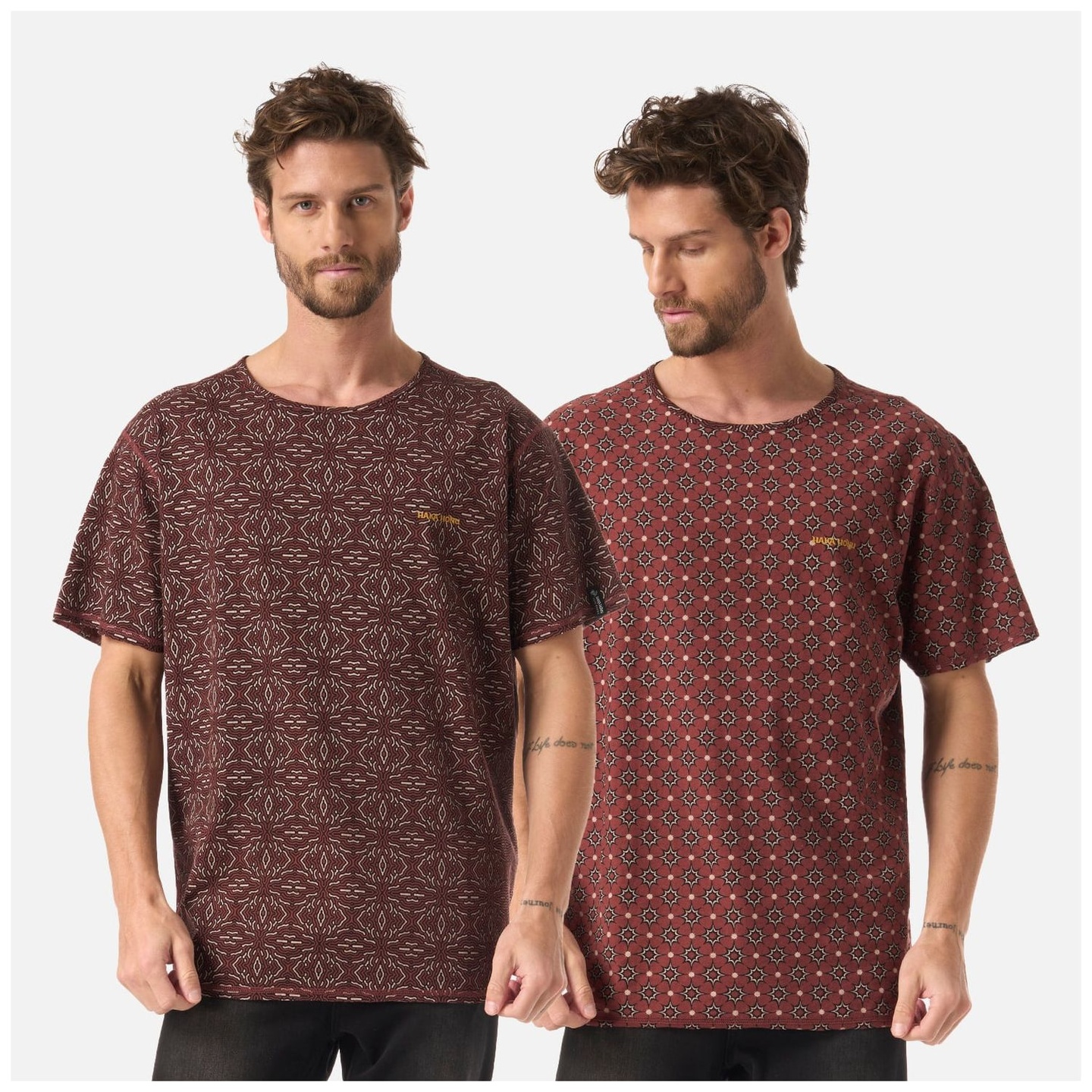Polera Hombre Bi-curioso Print