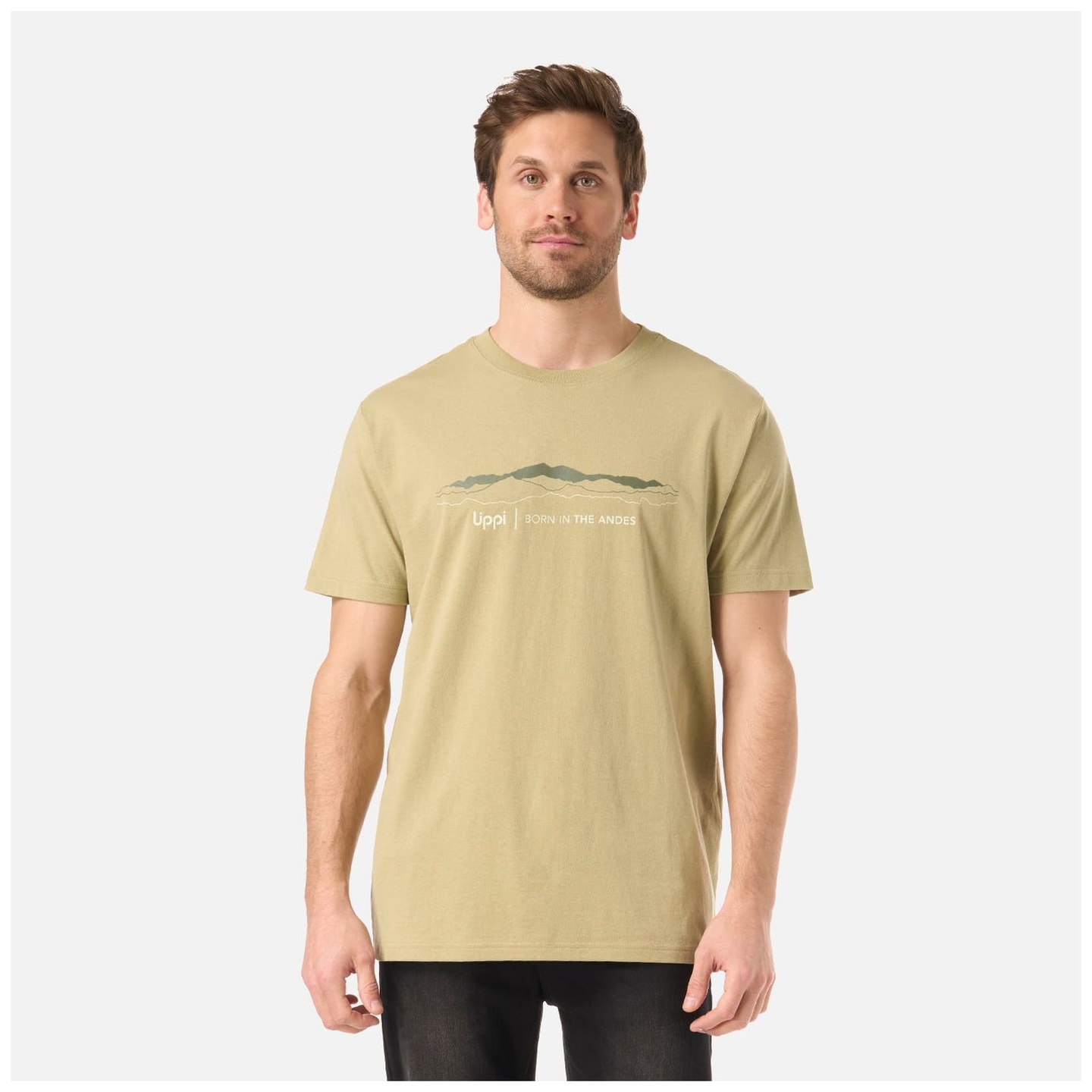 Polera Hombre Logo Lippi Front Print T-Shirt V26