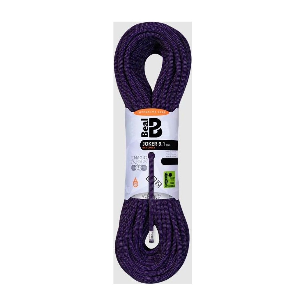 Cuerda Dinamica JOKER 9.1mm Unicore Dry Cover x 70 mts.