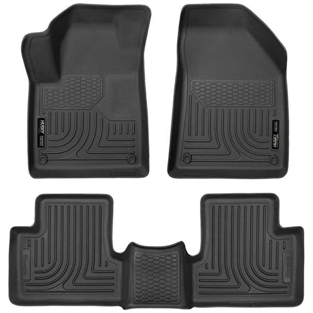 Pisos de Goma Delantero y Trasero Rígido Jeep Cherokee 2015-2020