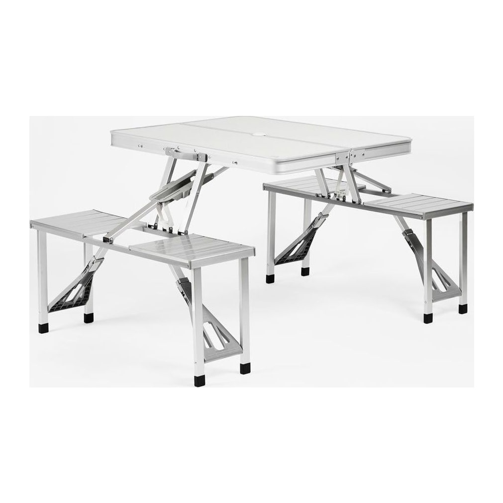 Mesa De Aluminio Plegable Dyne 4 Personas Camping
