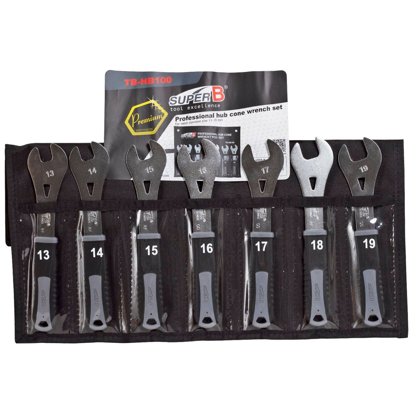 Set de Llaves de Conos Super B TB-HB100 13-19 mm (7 Piezas)