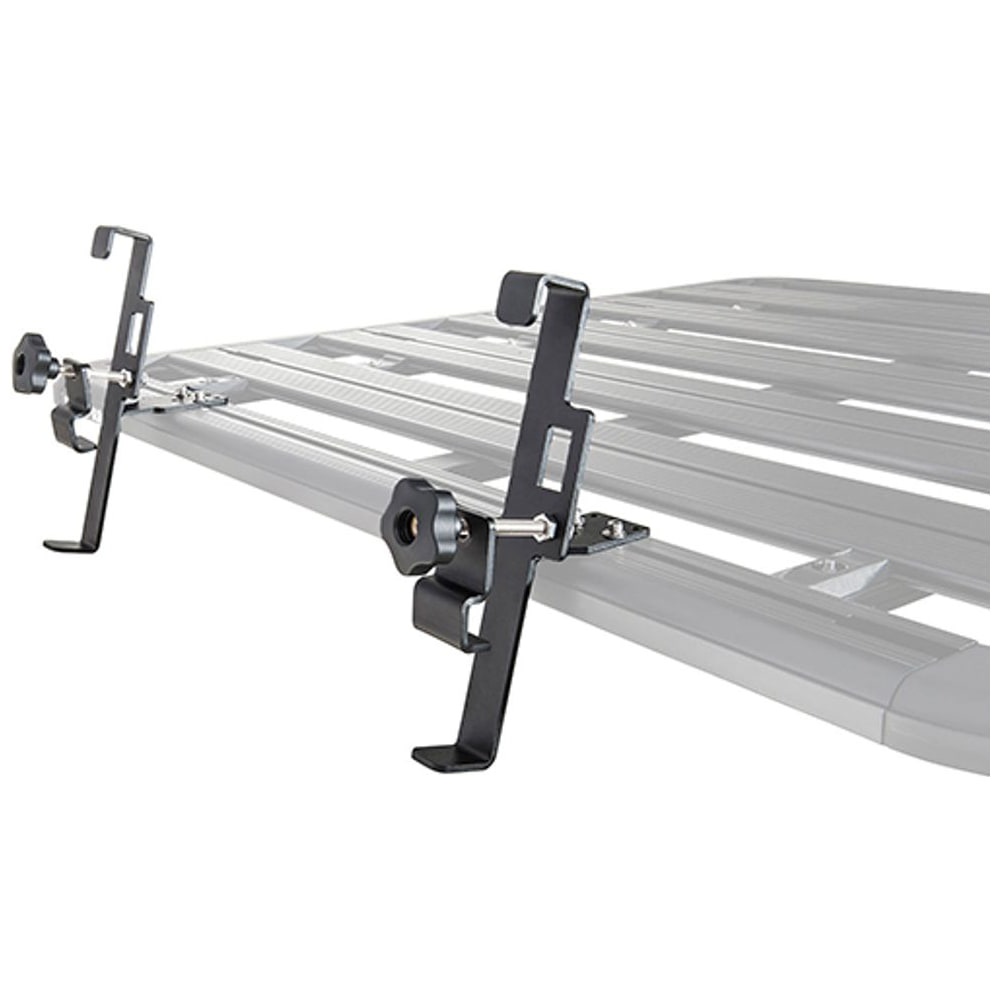 Soporte de Escalera Plegable para Parrilla Portaequipaje Negra Plana Modelo Pioneer
