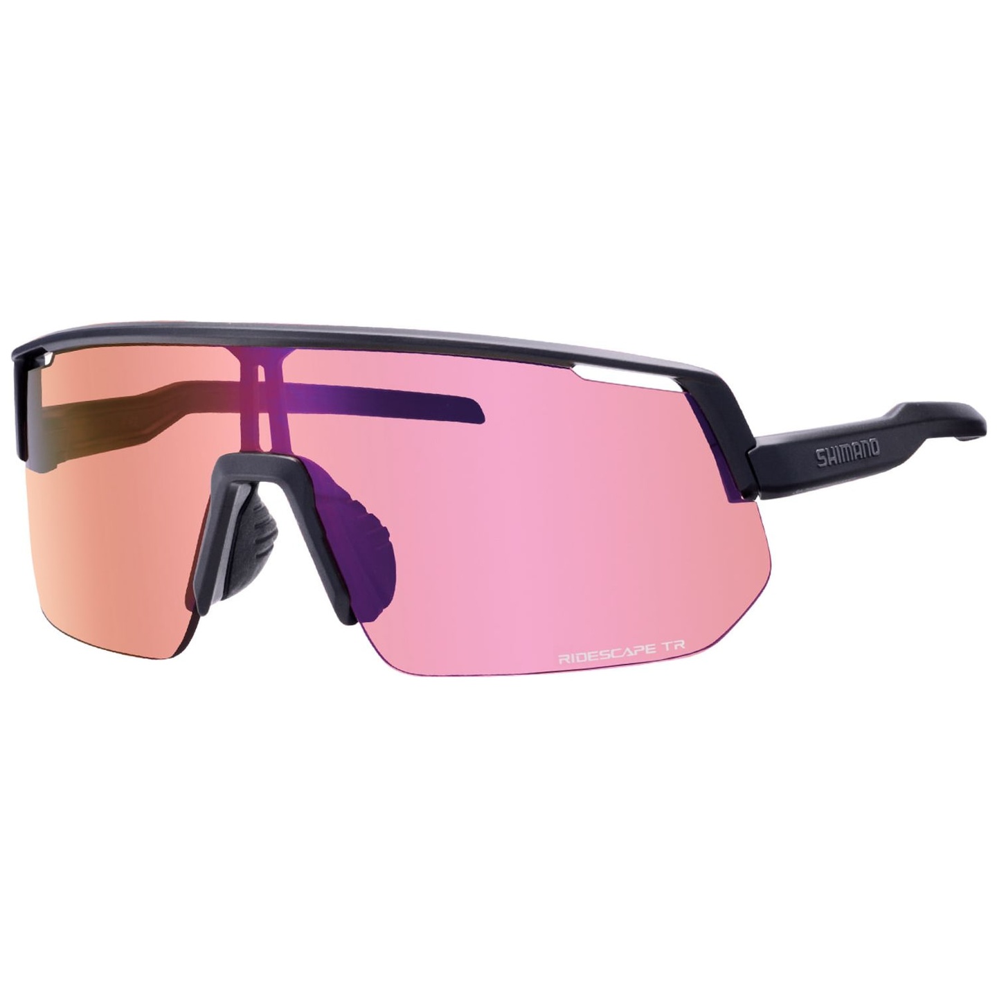 Lentes de Ciclismo Shimano Ridescape Trail Marco Negro Mate con Cristal de Repuesto