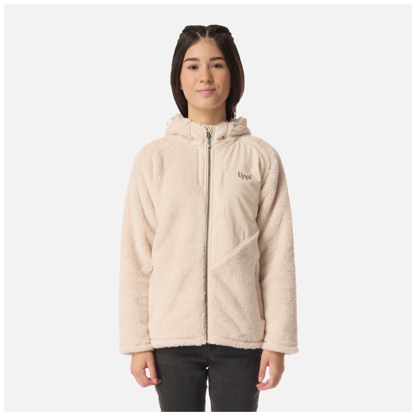 Polar Teen Girl Bear Shaggy-Pro Hoody Jacket V26