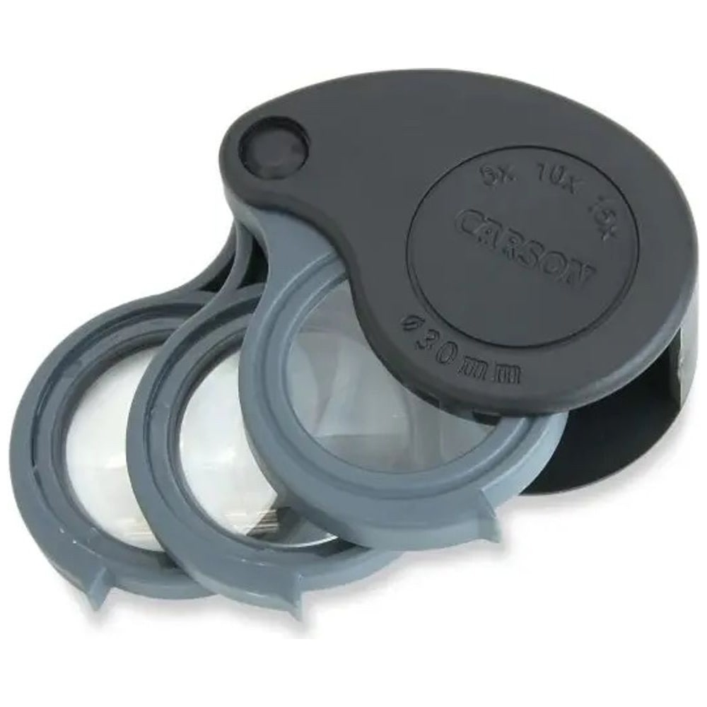 Lupa Plegable TriView 5x/10x/15x