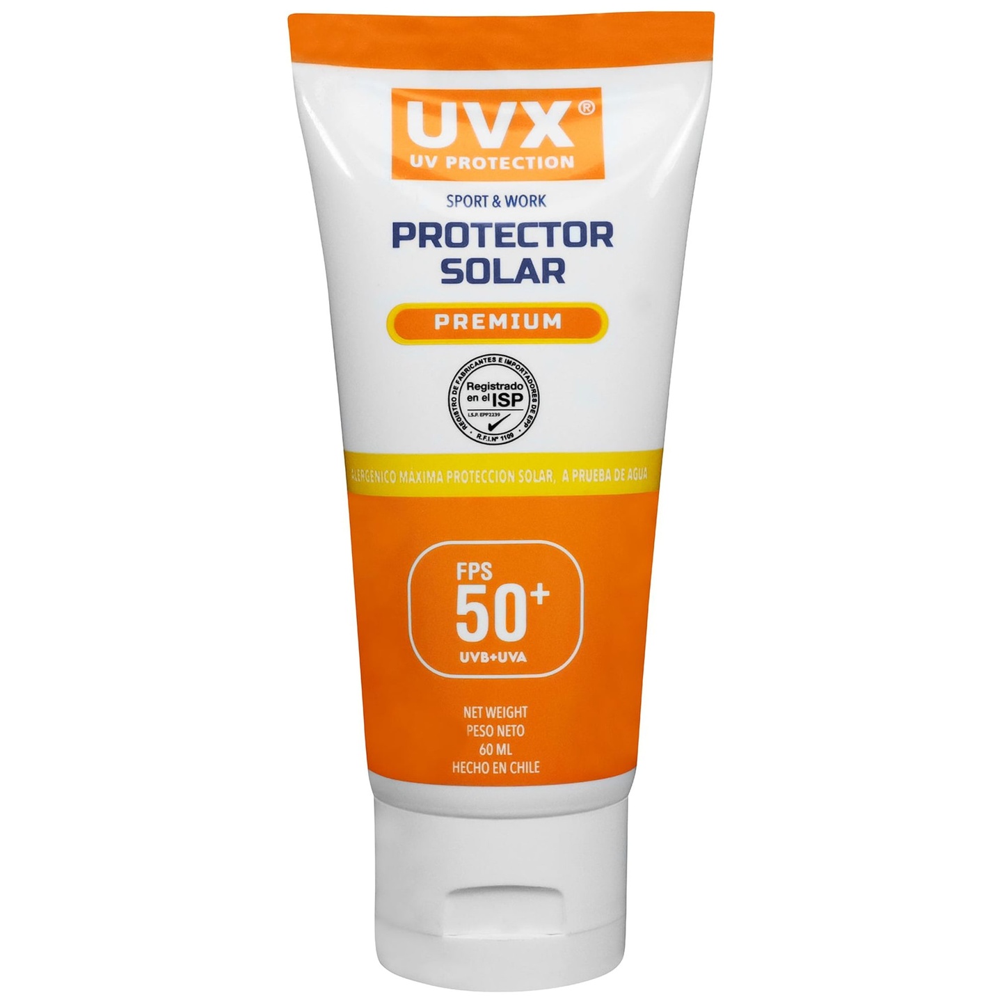 Protector Solar UVX 50+ 60 ml