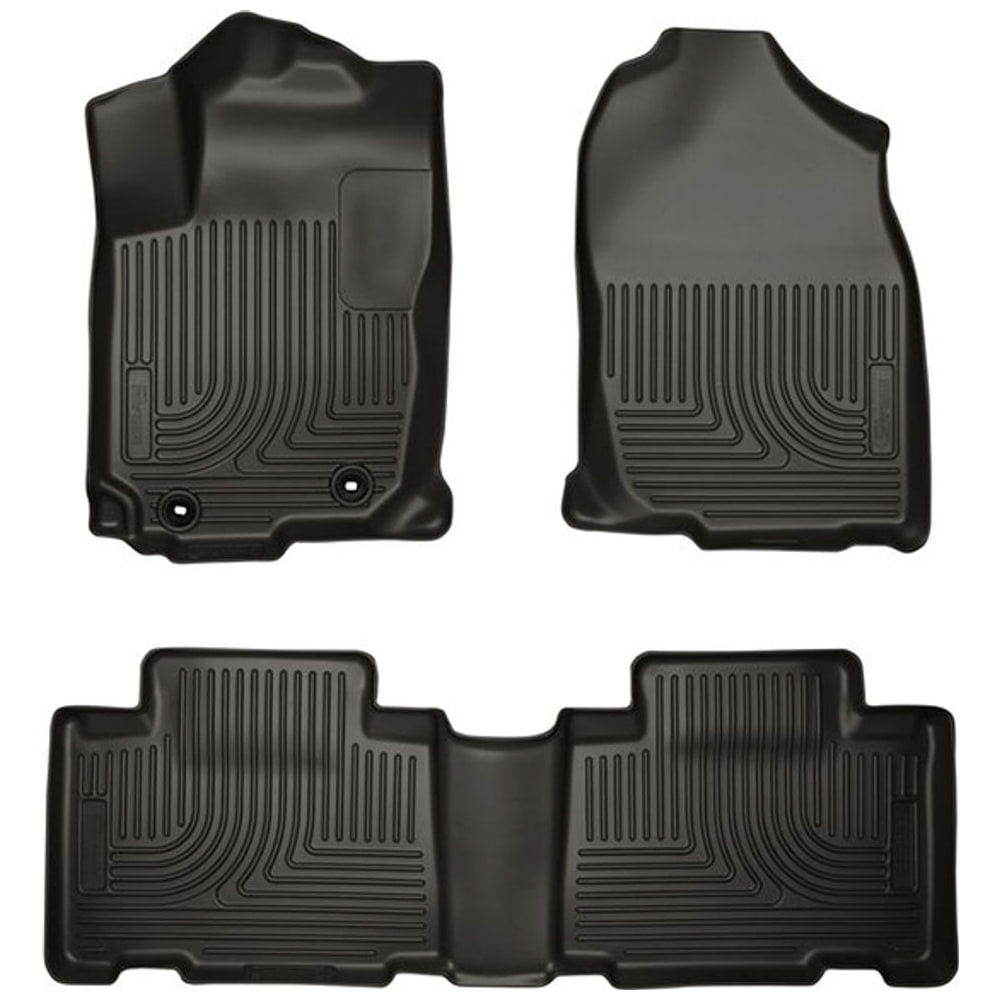 Pisos de Goma Delantero y Trasero Rígido Toyota RAV4 2013-2018
