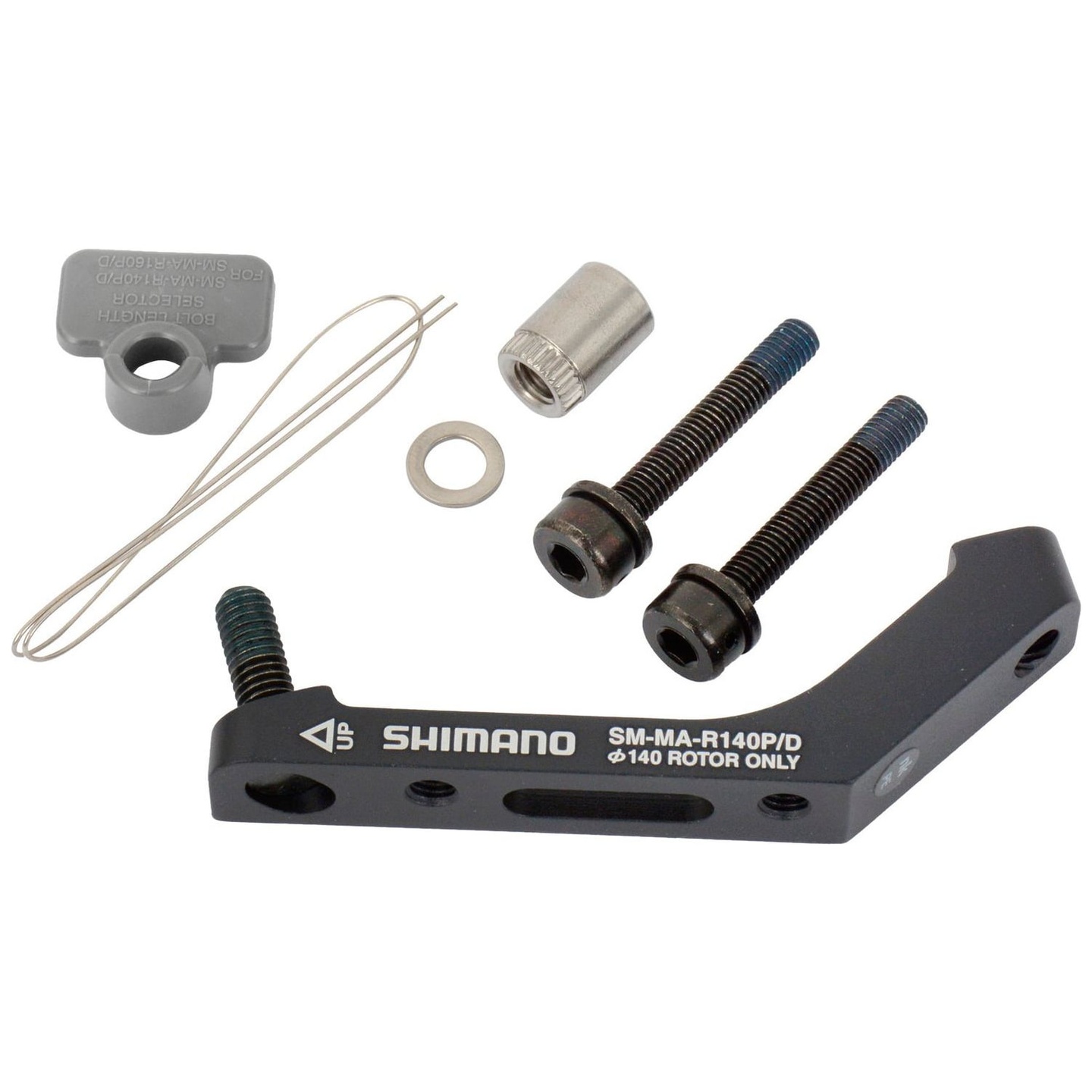 Adaptador de Freno de Disco Shimano SM-MA-R140P/D Trasero Flat Mount