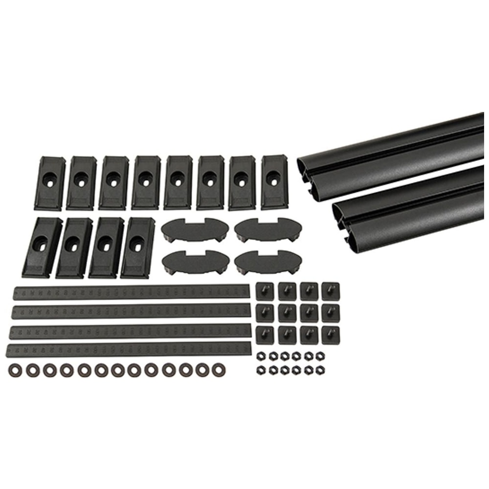 Kit de Conversión para Parrilla Portaequipaje Negra Plana Modelo Pioneer 42101B, 42103B, 45101B, 45103B con Barra Vortex