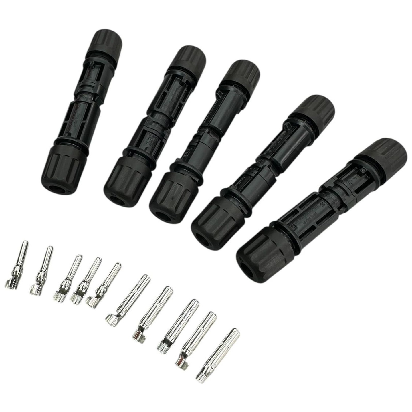 Pack 5 Conectores MC4 Macho Hembra 10 MM2
