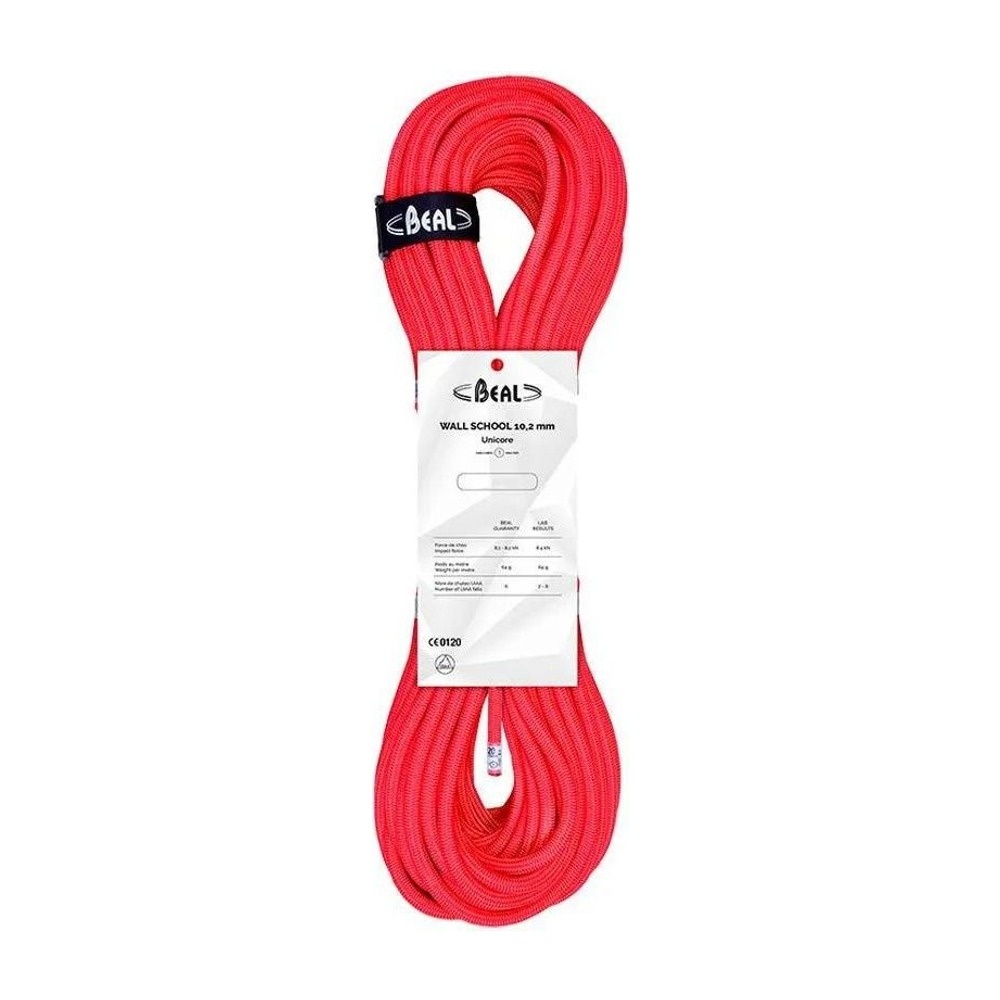 Cuerda Dinámica WALL SCHOOL 10.2 mm (Red) x Metro