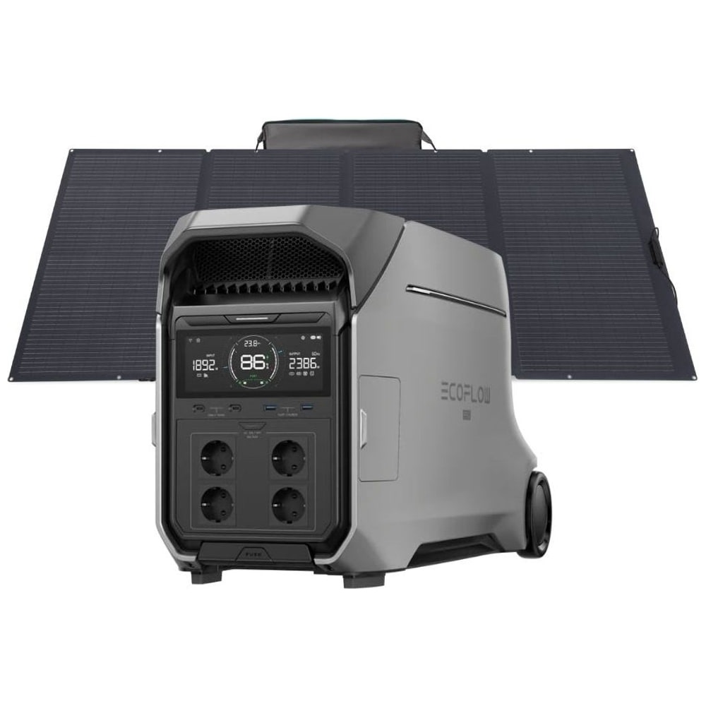 Pack Delta Pro 3 + Panel Solar Plegable 400W