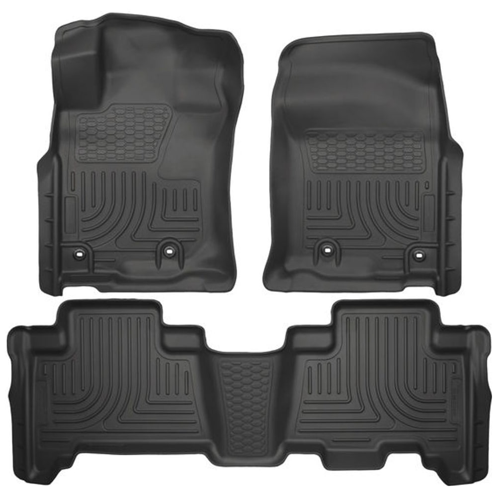 Pisos de Goma Delantero y Trasero Rígido Toyota 4RUNNER 2013-2024