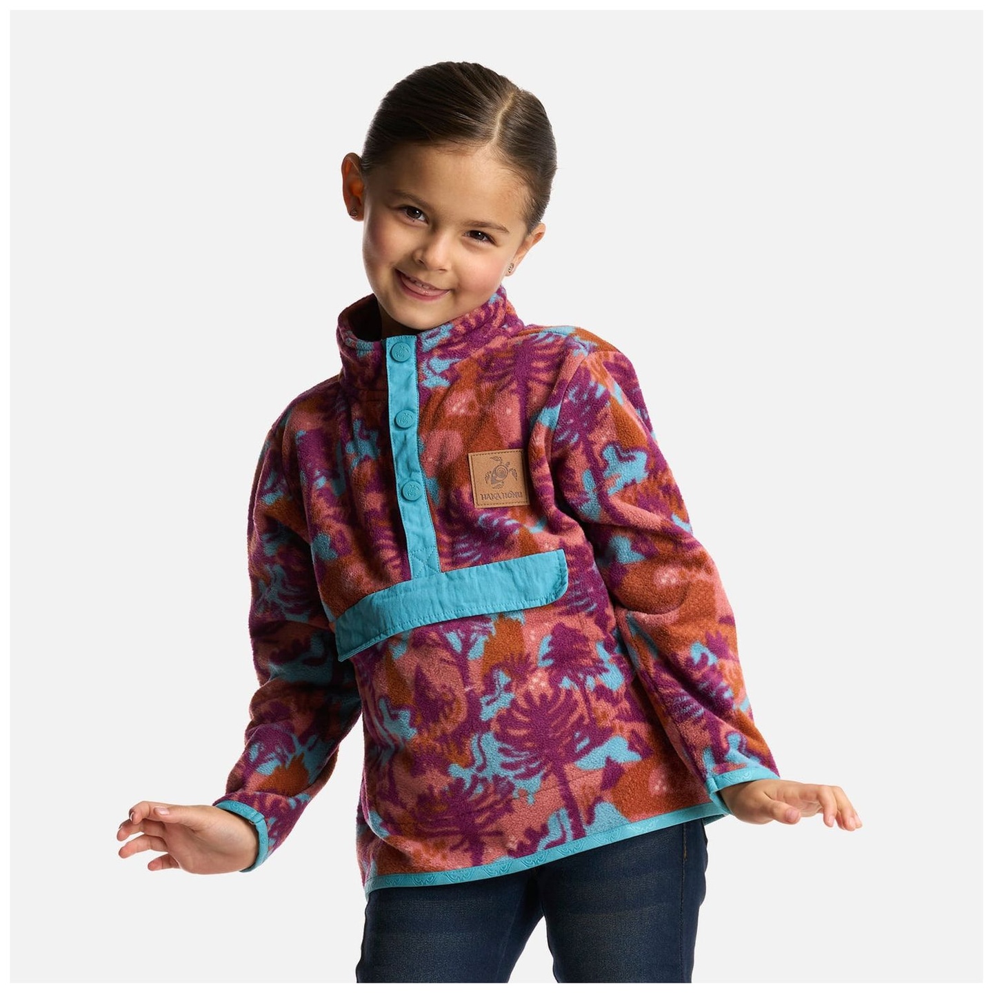 Polerón Niña Tokerau Poki Print V25