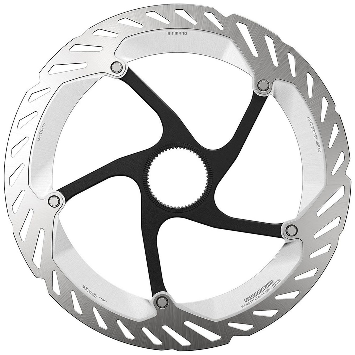 Disco de Freno Shimano RT-CL800 Center Lock 203 mm Lockring Externo
