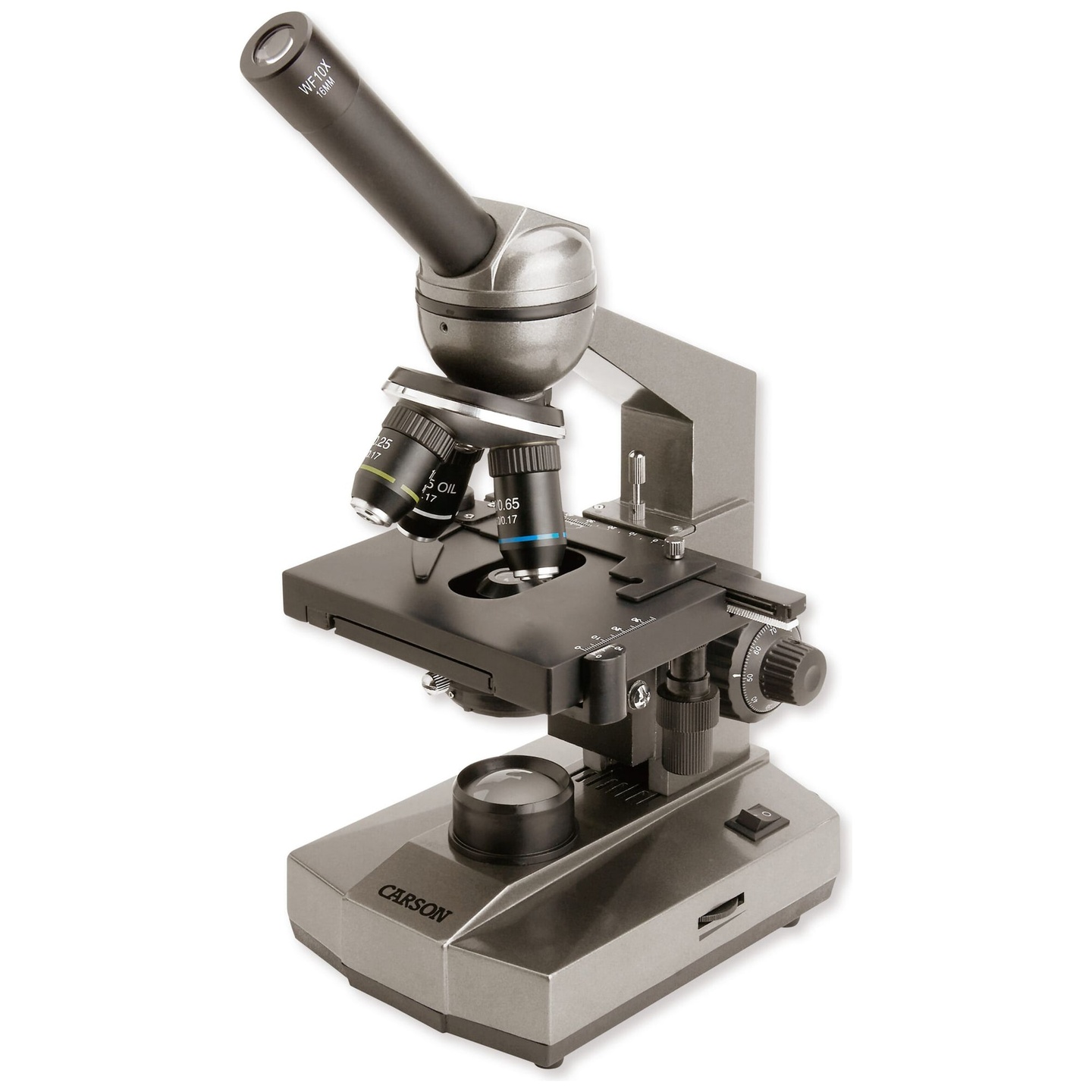 Microscopio Biológico 100-1000x con Adaptador para Smartphone