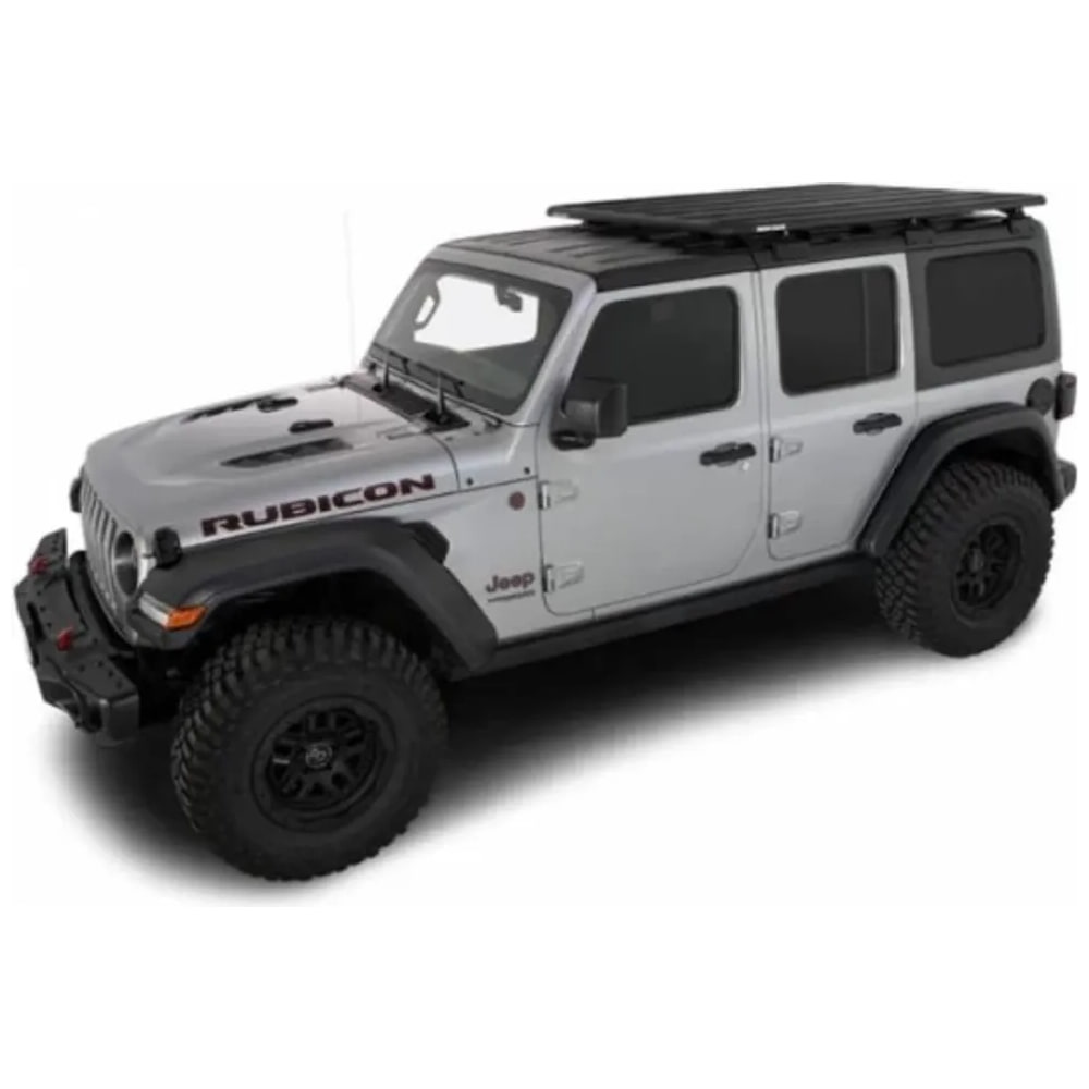Parrilla Plana Negra para Jeep Wrangler JL 2019 .. con Armazón de Refuerzo y Montaje Rápido - Backbone