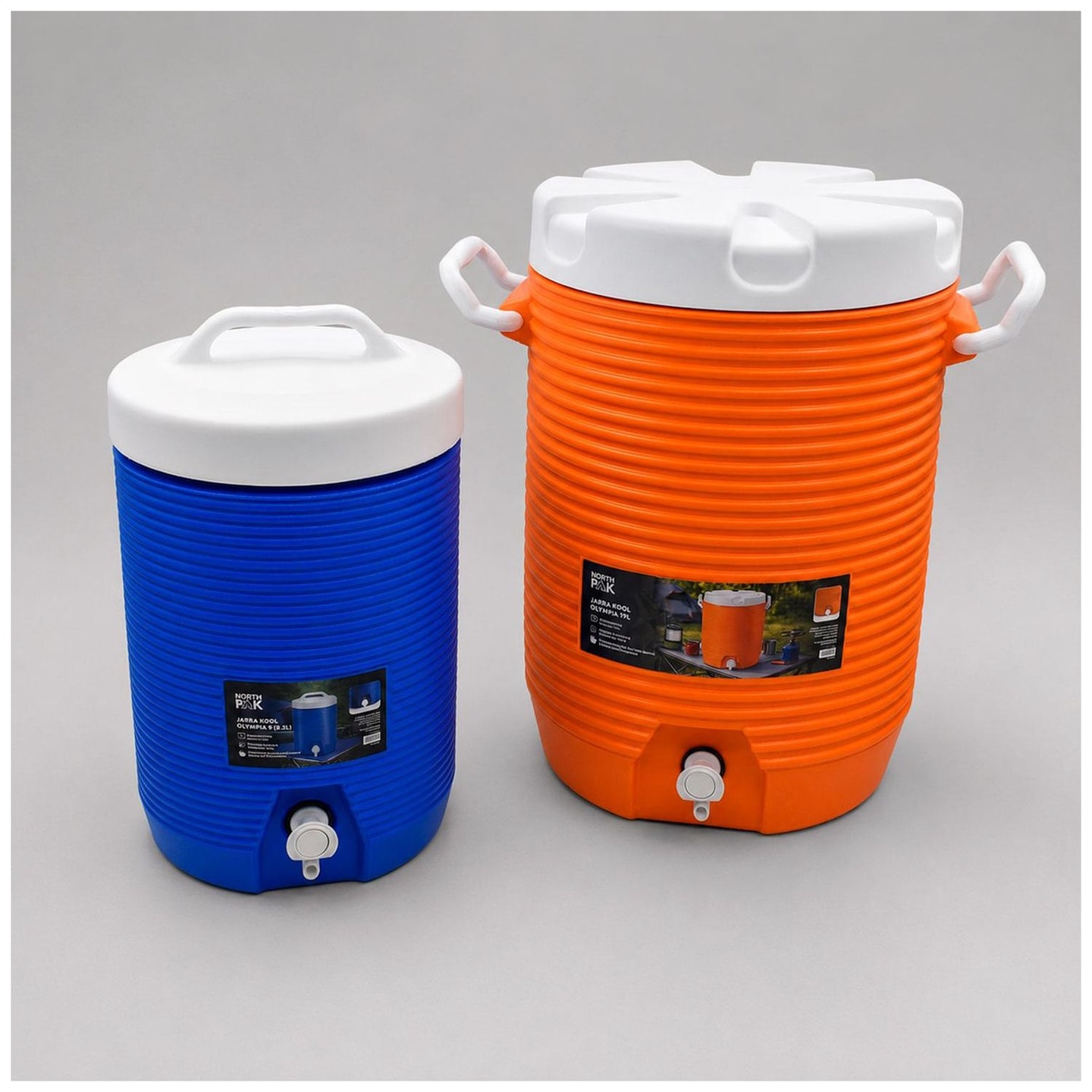 Combo Set Cooler Jarra Térmico Dispensador 19L+8.3L