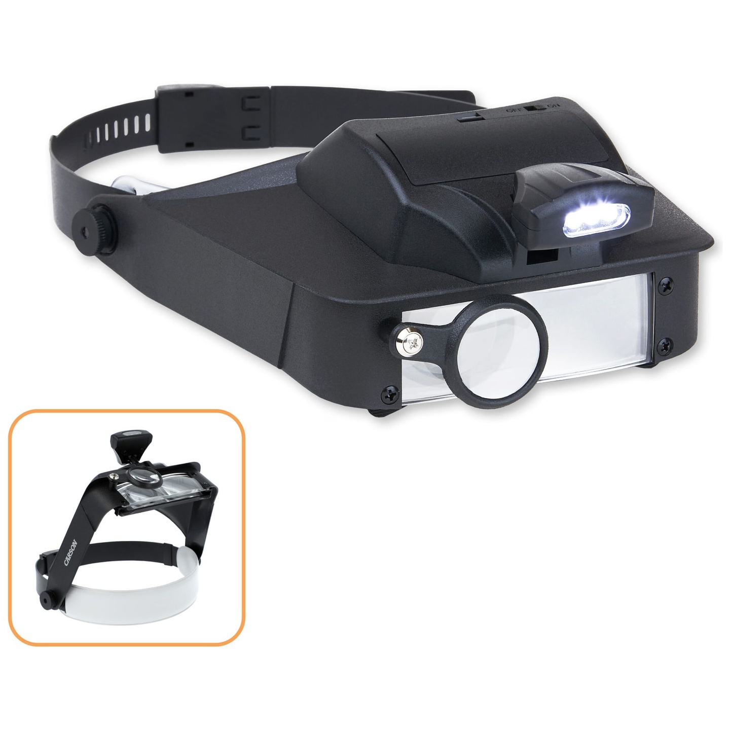 Lupa Visor LED LumiVisor 2x/3x/5x/6x