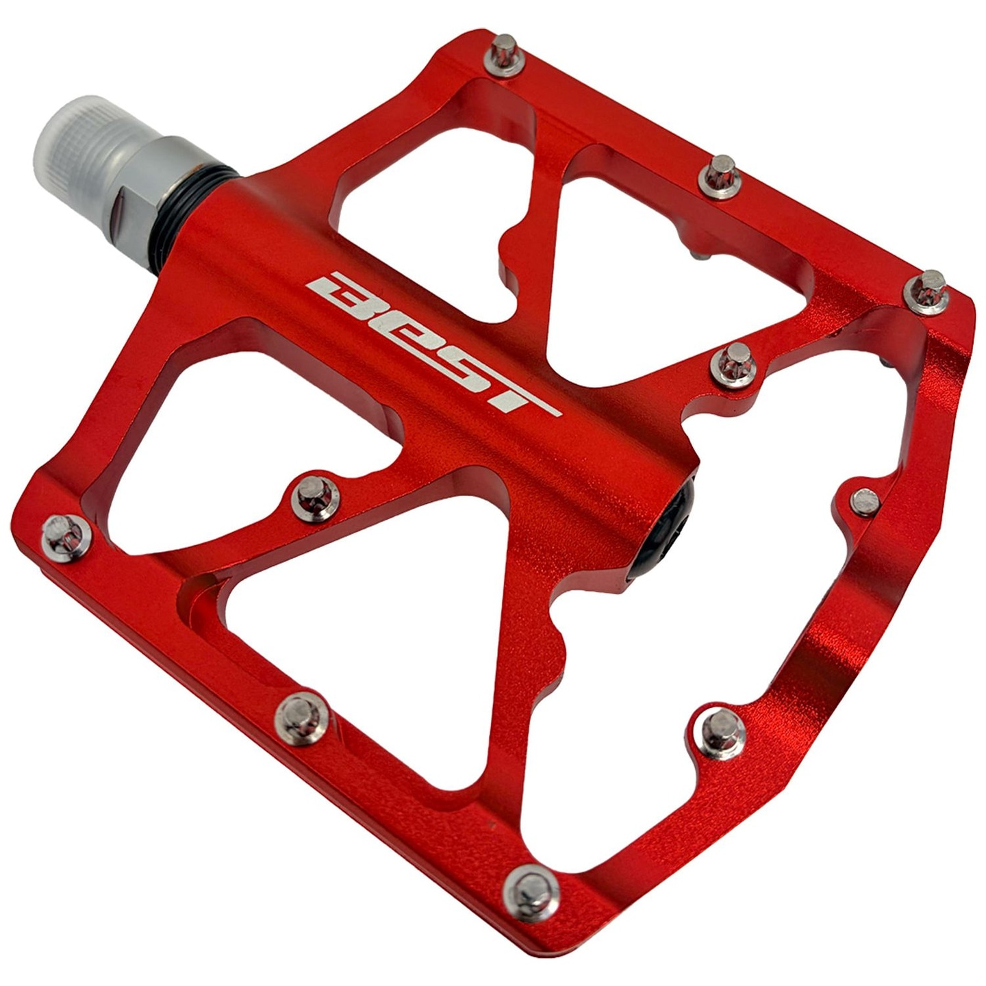 Pedales Plataforma Best KP-315 Aluminio 9/16" con Pines