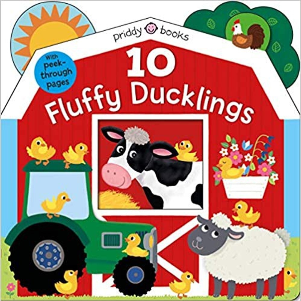 Libro Infantil Tiny Tots Peep-through: 10 Fluffy Ducklings