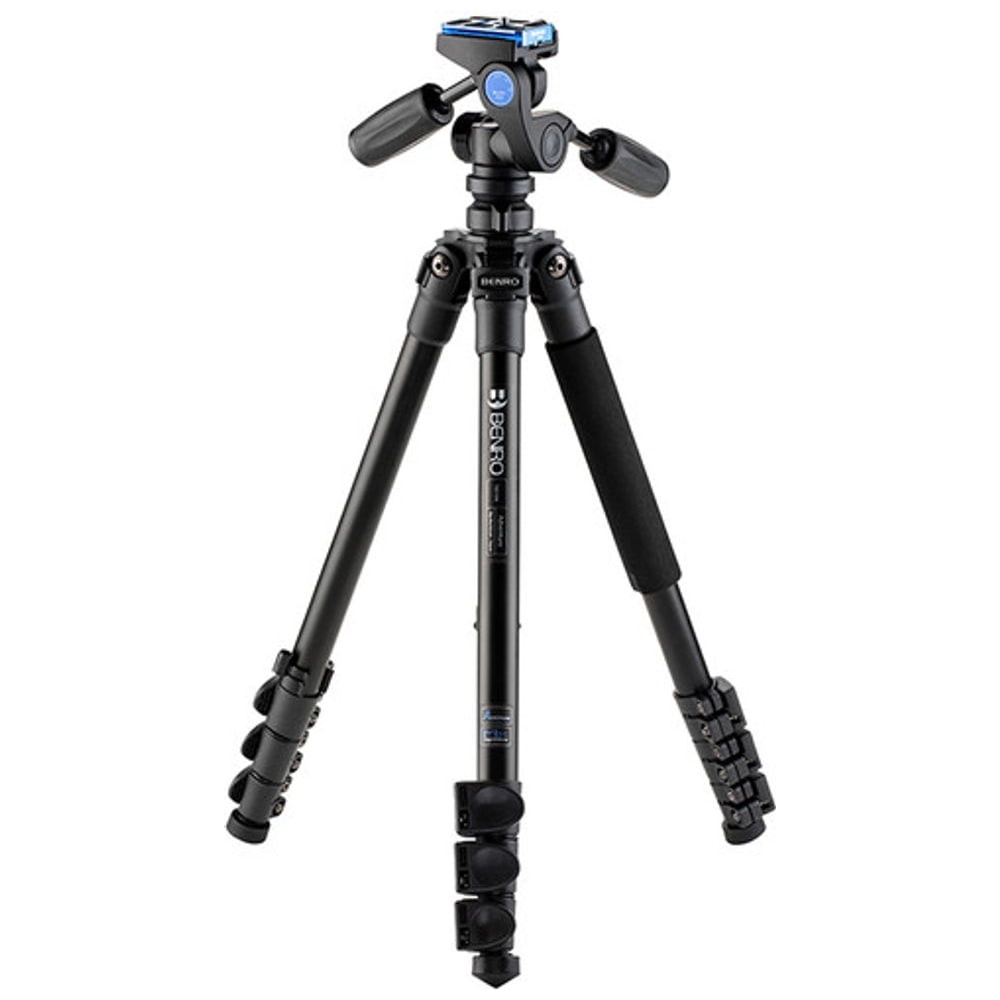Kit Trípode Adventure TAD18AHD1A con Cabezal HD1A de 3 Vías