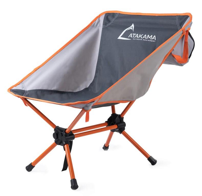 Miniatura Silla Plegable Camping Lascar - Color: Gris / Naranjo