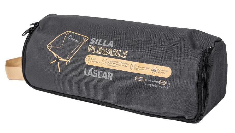 Miniatura Silla Plegable Camping Lascar - Color: GRIS / BEIGE