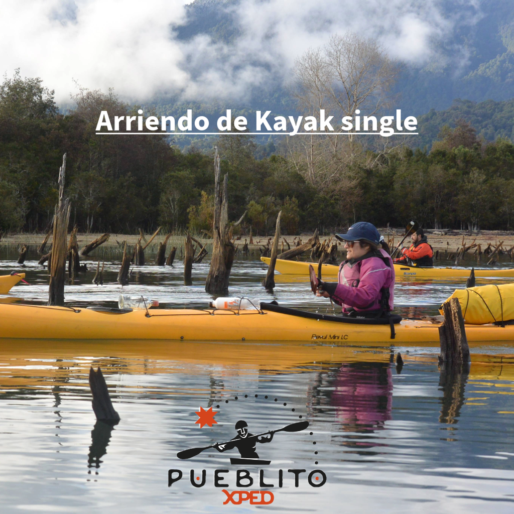 Servicio Arriendo Kayak Single / Pueblitoexpediciones -