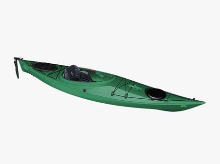 Miniatura Kayak de Travesia Spirit 11 c/timón - Color: Verde