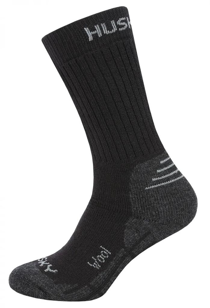 Miniatura Calcetin Husky All Wool - Color: Gris/Negro