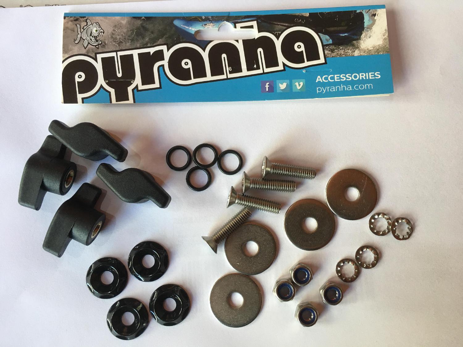 Kit Tornillos/Tuercas Pyranha Fullplate Fixing Kit